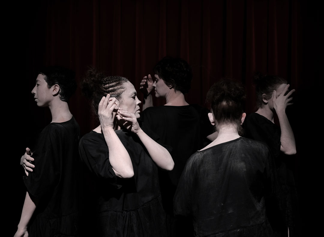 photo of Salomé Nieto, Katie Cassady, Molly McDermott, me, DP and Barbara Bourget; photo Téa Mei
