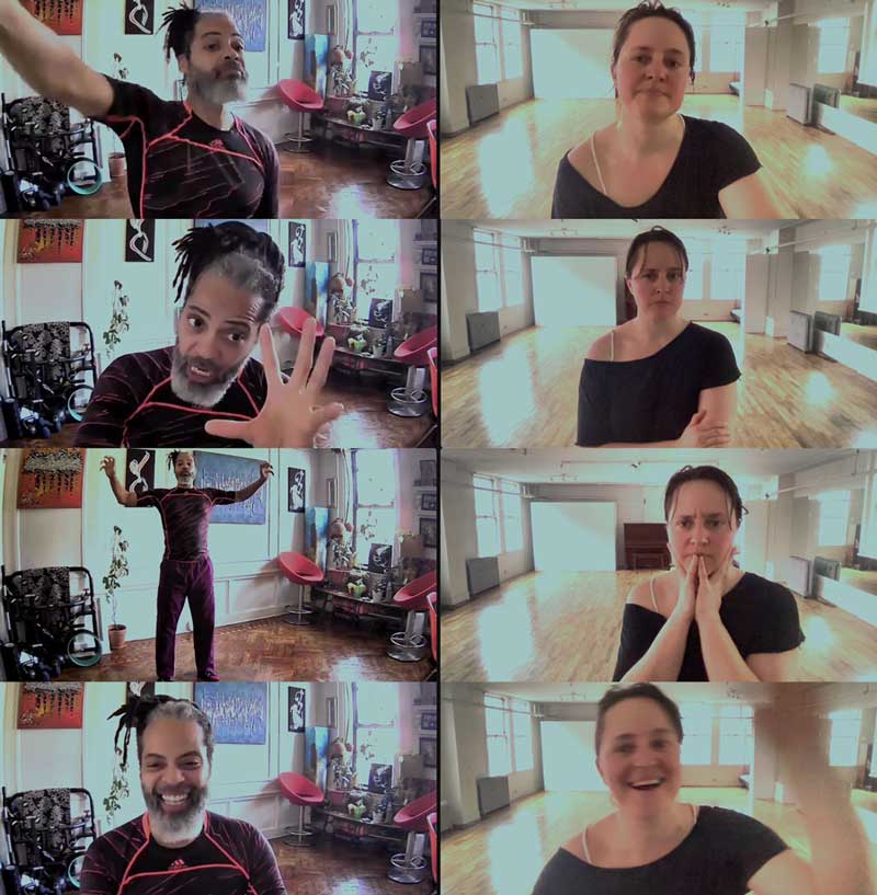 screenshots of Sekou and me, DP