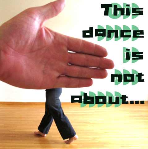 a flyer for an upcoming performance called this dance is not about